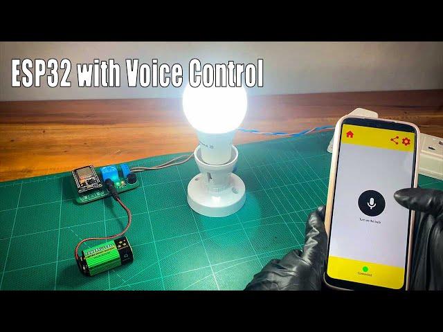 How to make a Voice-Controlled Room Light with ESP32 DEVKIT V1 and Bluetooth | Step by step Guide