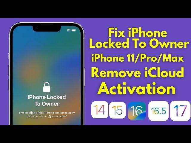 How To Unlock iPhone 11 Locked To Owner iF Forgot Apple iD Password  ! Bypass iPhone 11/Pro/Max 2024