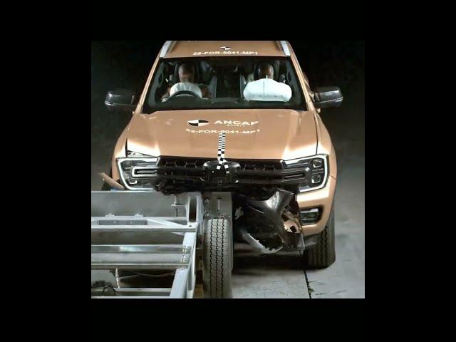 (2023-24) FORD EVEREST is crashed! #crashtest #shorts