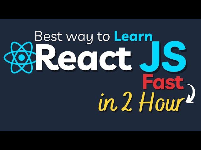 Learn React JS in 2 Hour FULL Course | React JS Full Course for Beginners