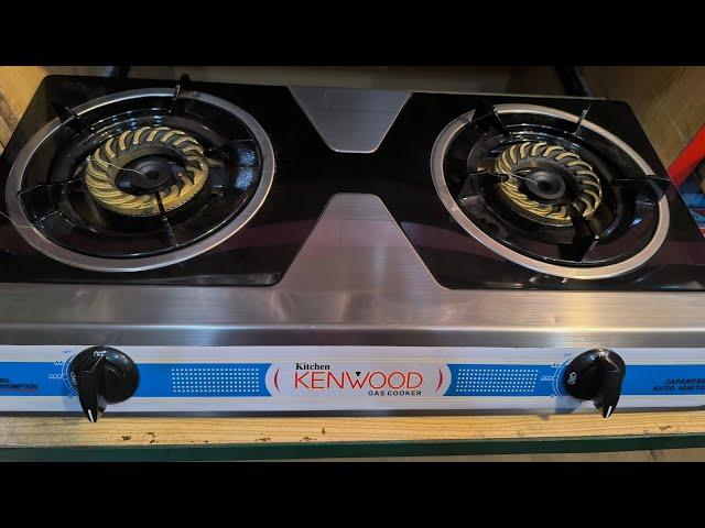 KENWOOD original Japanese Automatic Gas stove Fully Havey Duty Brass Burner Non magnet steel