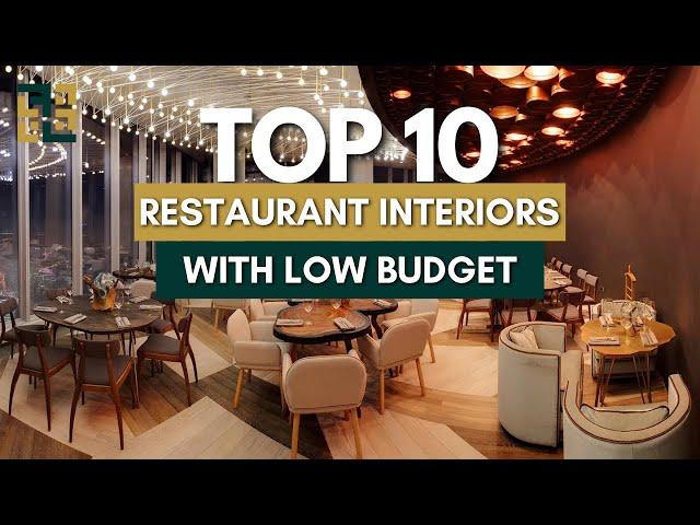 Top 10 Low Budget Restaurant interior Designs Ideas | Trending Restaurant Design Ideas 2024