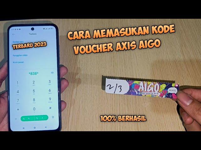 Cara Memasukan Voucher Axis Aigo Terbaru 2023