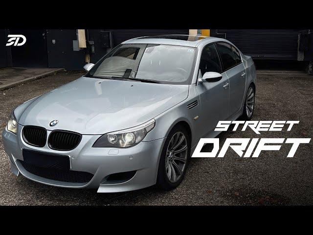 SD // BMW M5 E60 GERMAN STREETDRIFT COMPILATION // POV - DRIFT - DONUT