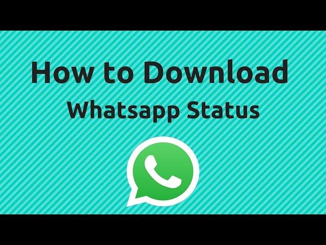 How to Save Whatsapp Video Status - WhatsApp Tricks