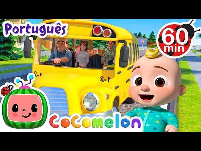 As Rodas do Ônibus | 1 HORA DE COCOMELON BRASIL! | Desenhos Animados e Músicas Infantis em Português