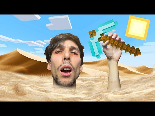 SOPRAVVIVO 24 ORE NEL DESERTO di MINECRAFT!!