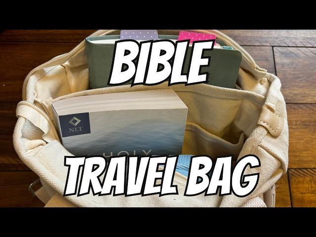 What's In My Bible Study Bag for Summer 2024? Travel Edition