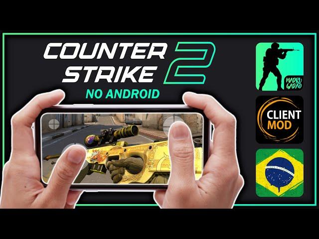 INSTALANDO COUNTER STRIKE 2 NO SMARTPHONE ANDROID (CS SOURCE/CLIENTMOD) #csgo #cs2 #counterstrike