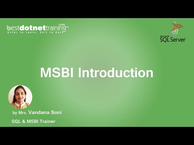 MSBI Tutorial for Beginners - MSBI Introduction