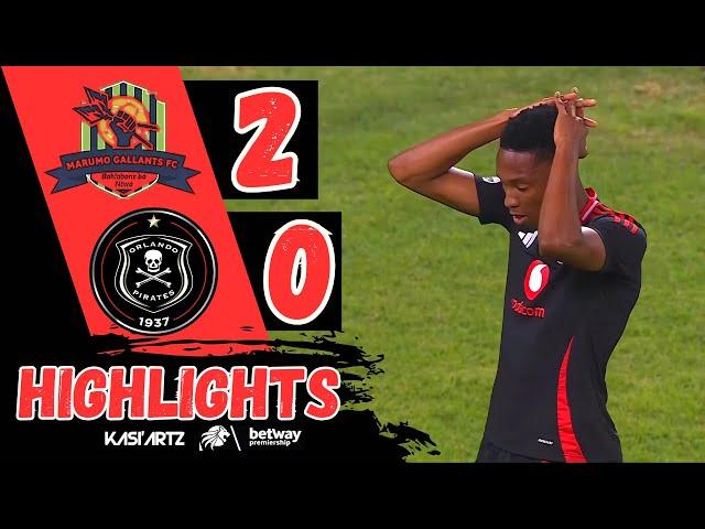 MARUMO GALLANTS vs ORLANDO PIRATES ‣ ALL GOALS & HIGHLIGHTS ‣ BETWAY PSL 2024/25