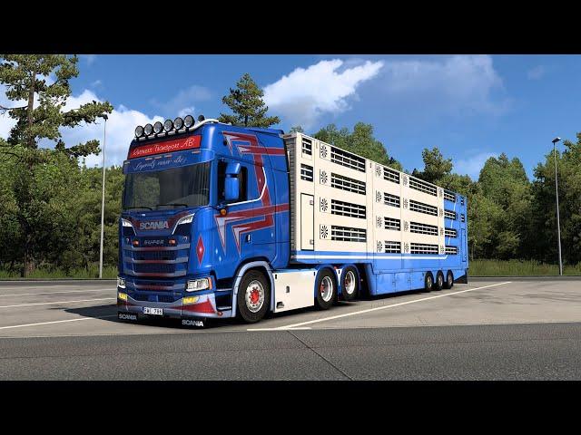 Euro Truck Simulator 2 Scania V8 OP Crackle and Deep sound 2.1.