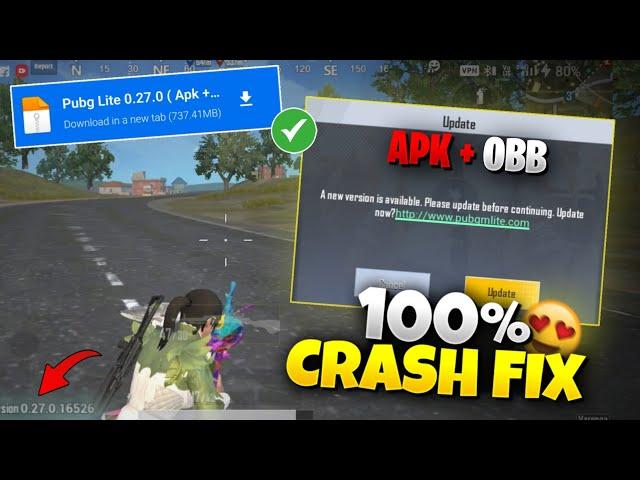 PUBG Lite 0.27.0 Update Apk + Obb Download  | 100% Crash Fix And All Problem Solve  |