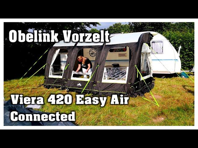 Vorzelt Obelink Viera 420 Easy Air Connected | Aufbau und Test | Hobbyfamilie