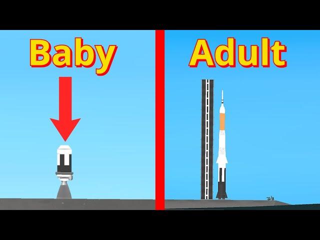 (SFS) Rocket Life Cycle #shorts