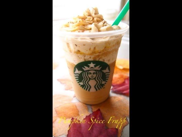 How to Make Starbucks Pumpkin Spice Frappuccino - DIY From Scratch Recipe