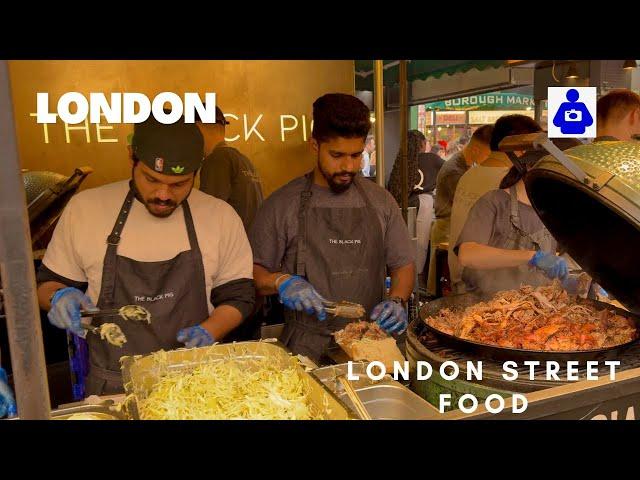 London Autumn Walk  BOROUGH Market Tour to Bankside | Best street food markets in London| [4K HDR]