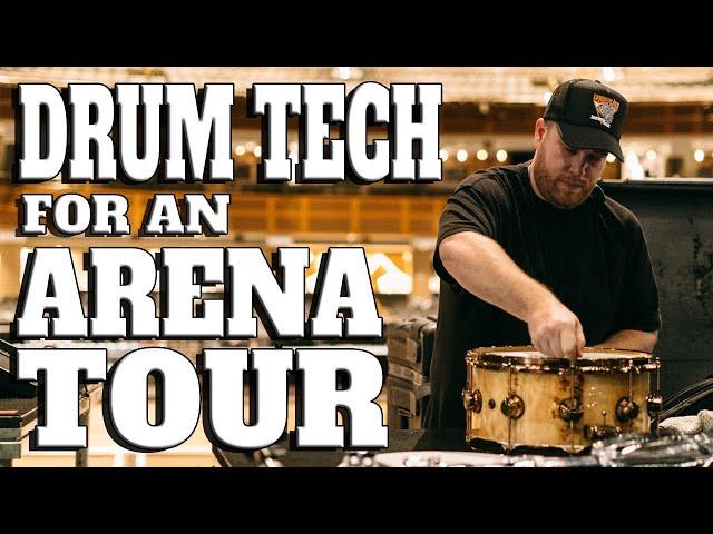 Drum Tech POV | Being a Drum Tech for an Arena Band