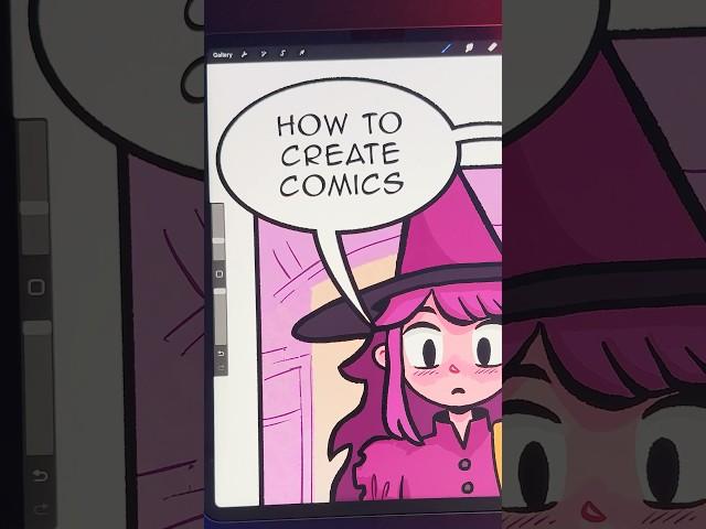 How To Create COMICS In Procreate! #procreate #comics #webcomics #digitalart #art #webtoon #artist