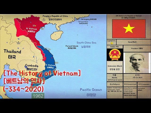 The History of Vietnam (-334~2020) Every year