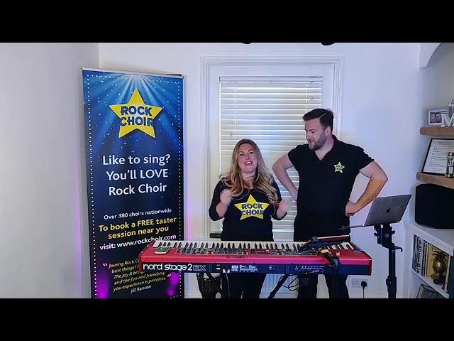 Keep Britain Singing with Rock Choir - Choir Leader Chris and Charlotte Mutch-Jones