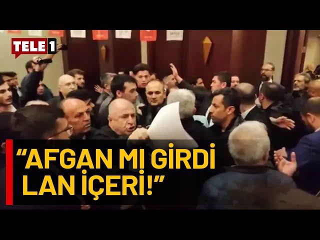 Zafer Partisi toplantısında kavga çıktı! Ümit Özdağ çılgına döndü