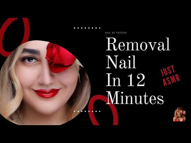 REMOVALNAILASMR| satisfying nail with asmr