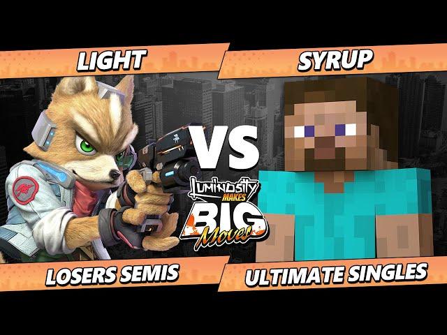 LMBM 2025 LOSERS SEMIS - Light (Fox) Vs. Syrup (Steve) Smash Ultimate - SSBU