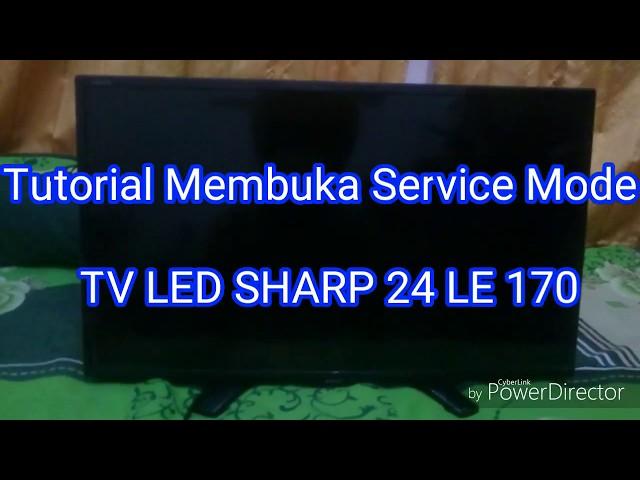 Tutorial Membuka Service Mode TV led sharp