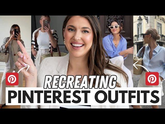 Recreating *SPRING* Pinterest Outfits on My Midsize Body 