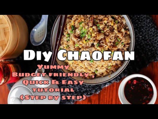 Paano gumawa ng Home made Chaofan or Fried rice | Step by step Easy tutorial #Easycooking