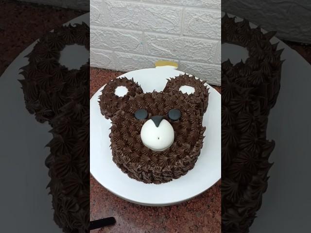 easy teddy bear theme cake decorating ideas #youtubeshorts #shorts #viral #teddy
