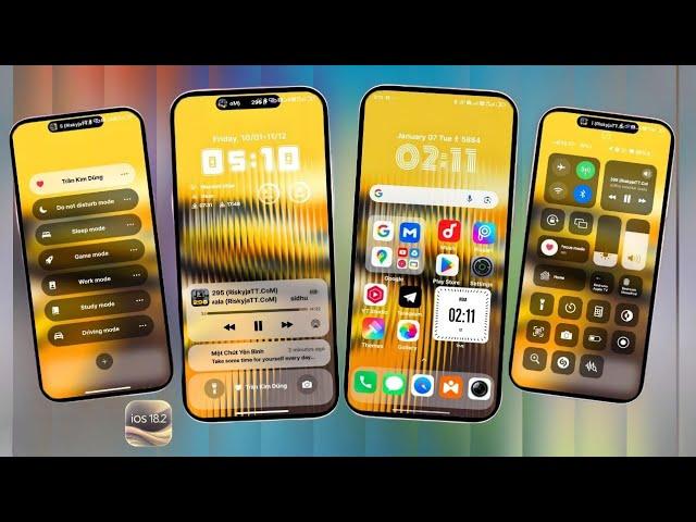 ️iOS 18 iPhone Theme Supported HyperOS 2.0| The Most Requested iOS Setup iOS 18