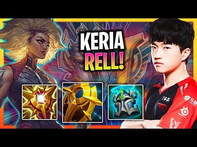 KERIA IS READY TO PLAY RELL SUPPORT! | T1 Keria Plays Rell Support vs Poppy!  Season 2024