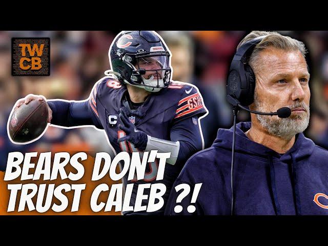 Chicago Bears Coaching Staff Doesnt Trust Caleb WIlliams ?! BEARS FANS DONT TRUST YOU !!!