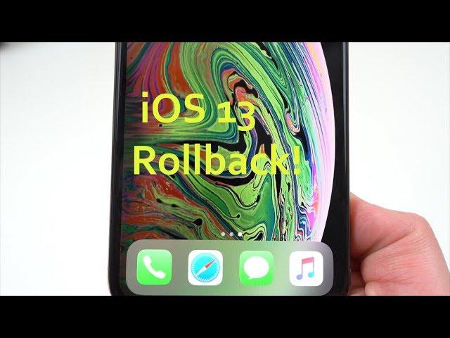 Downgrade iPhone From iOS 13 to iOS 12-Easiest Method!