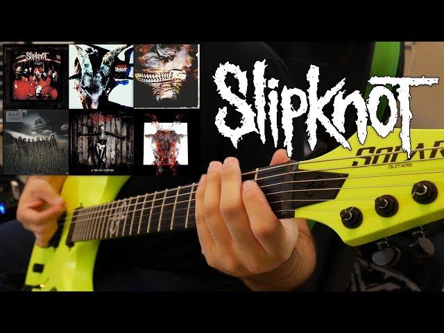 Slipknot Guitar Riff Evolution (Self Titled to All Out Life Guitar Riff Compilation)