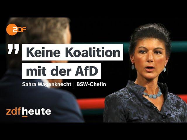 Wagenknecht zur AfD: "Mit Höcke kann man nicht koalieren" | Markus Lanz vom 27. Juni 2024