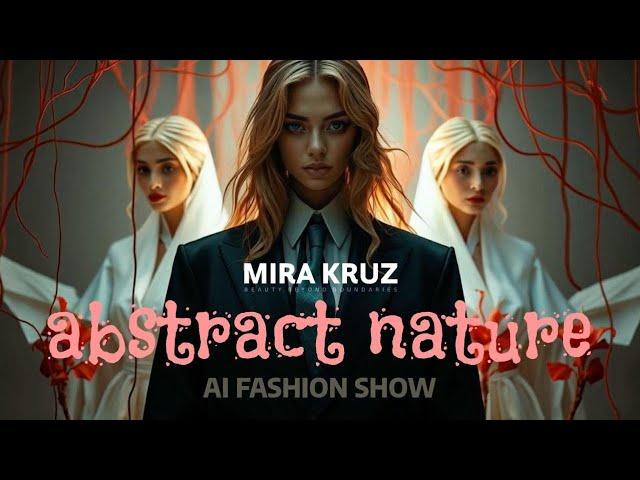 MIRA KRUZ - Ai Abstract Nature Fashion Show · 抽象的な自然のファッション ショー · DEC2024      