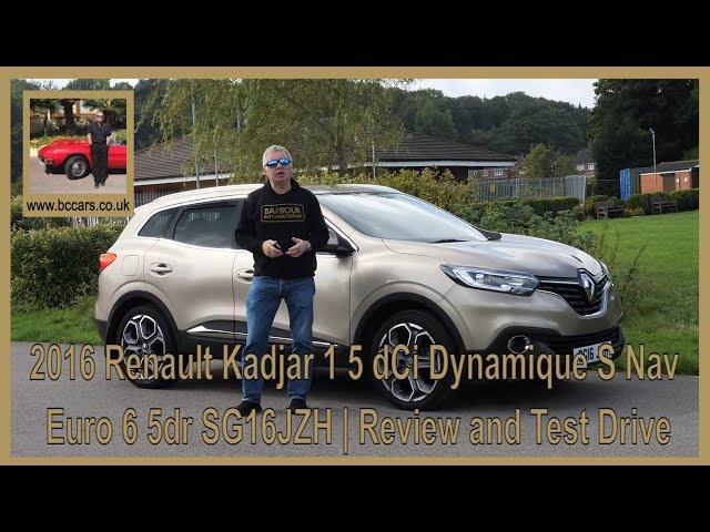 2016 Renault Kadjar 1 5 dCi Dynamique S Nav Euro 6 5dr SG16JZH | Review and Test Drive