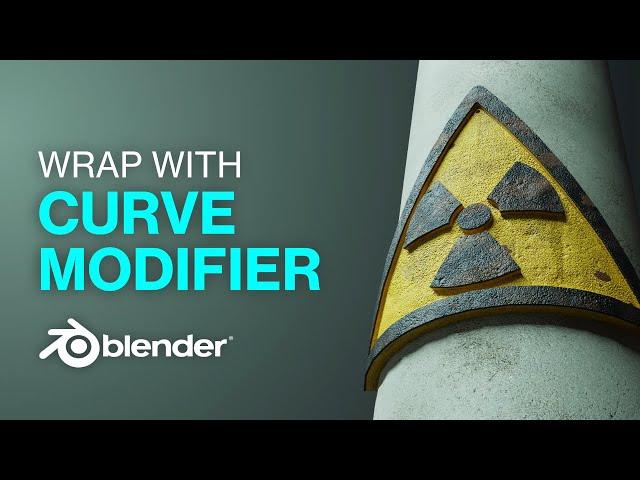 How to wrap a complex object around a pole (Curve Modifier) | Blender 3.0 Tutorial