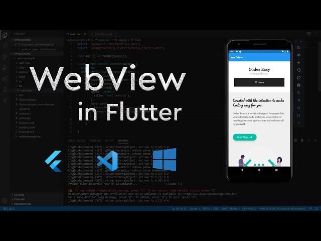 WebView In Flutter For Beginners