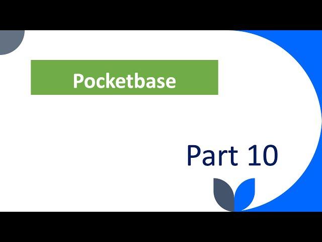 Understanding how to use Pocketbase - Part 10 - Back Reference