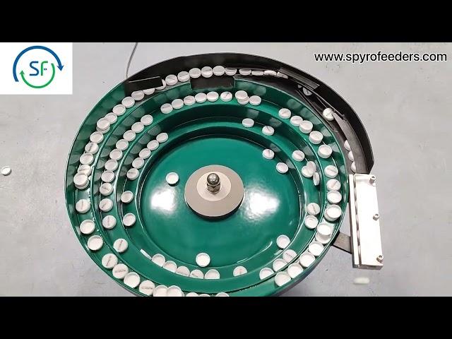 Bowl feeder for Printing cap component- Spyrofeeders