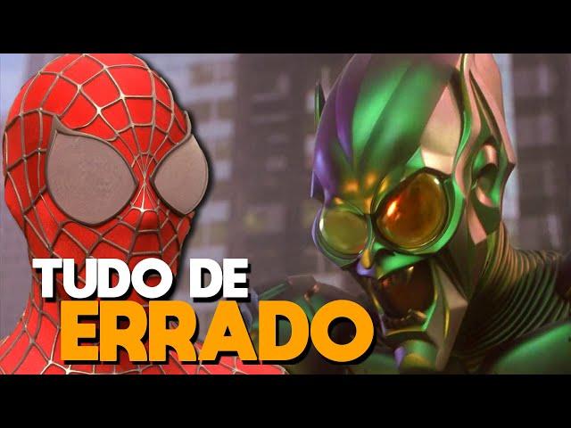 TUDO de ERRADO com HOMEM-ARANHA (2002)