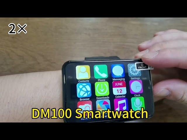 DM100 3GB 32GB Smart Watch 5MP Camera 2.86" inch screen Android VS LEMOF LEMT APPLLE Max