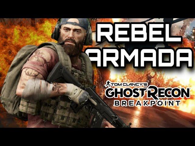 REBEL HELICOPTER FLEET & FIRE PLANE ESCAPE GONE WRONG - Ghost Recon Breakpoint