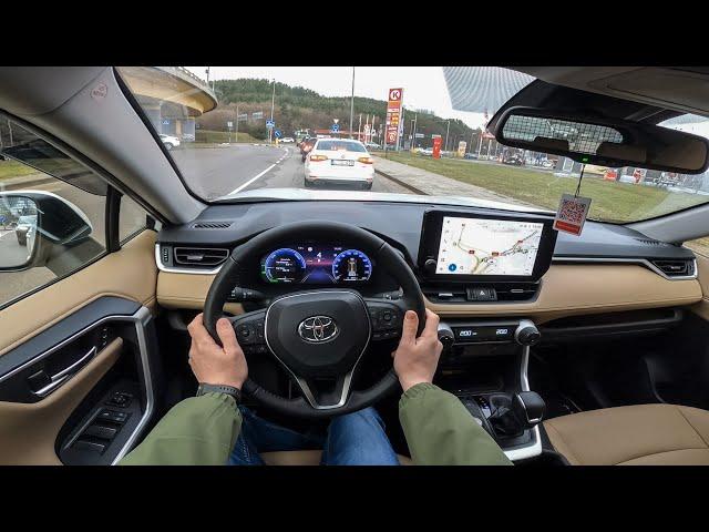 2024 Toyota RAV4 2.5 Hybrid POV Test Drive   @DRIVEWAVE1