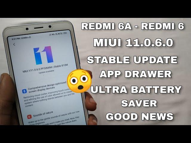 Redmi 6A & Redmi 6 Miui 11.0.6.0 Next Stable Update Info | December Security