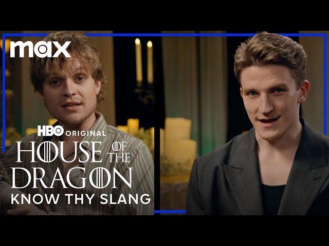 Ewan Mitchell & Tom Glynn-Carney Teach British Slang | House of the Dragon | Max